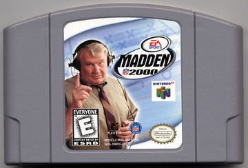 Madden NFL 2000 | Nintendo 64 | physical media | region=North America | source-country=United States | zypher-v2 | moby-d3a3e88eb449 | Data by MobyGames.com