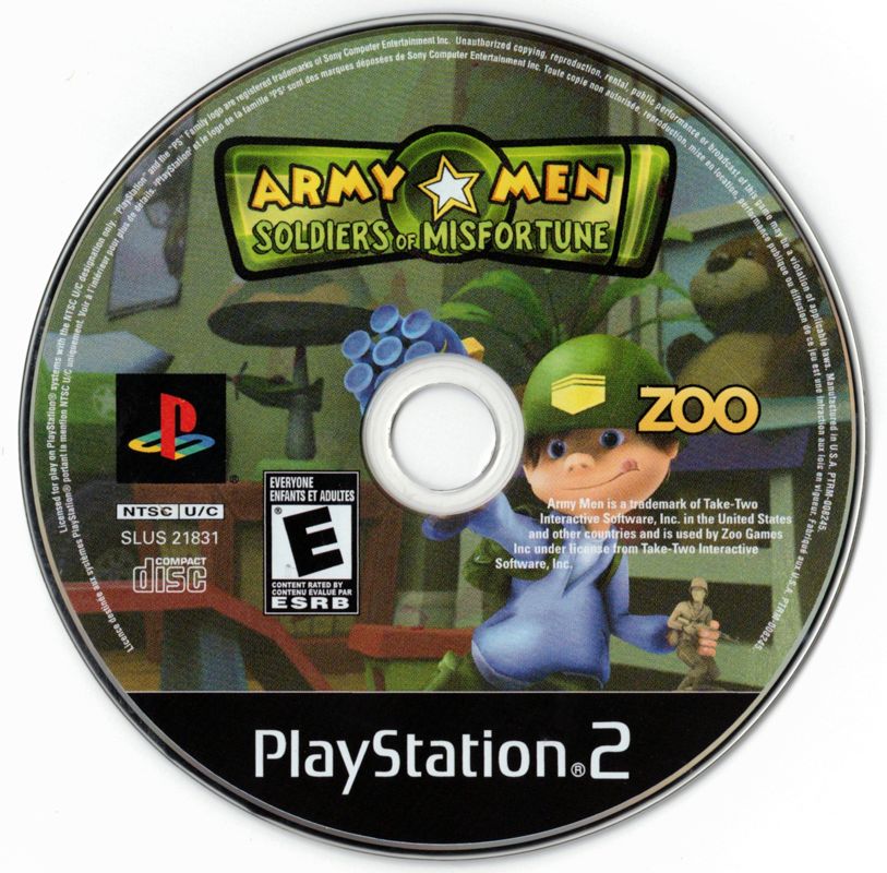 
Army Men: Soldiers of Misfortune | PlayStation 2 | physical media | Region: North America | source-country=Canada,United States | Data by MobyGames.com
