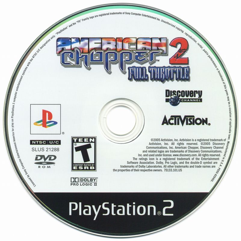 American Chopper 2: Full Throttle | PlayStation 2 | physical media | Region: North America | source-country=United States | Data by MobyGames.com