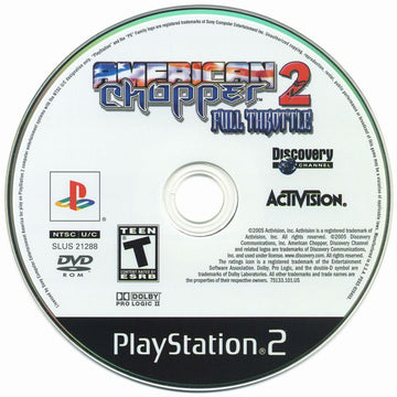 
American Chopper 2: Full Throttle | PlayStation 2 | physical media | Region: North America | source-country=United States | Data by MobyGames.com