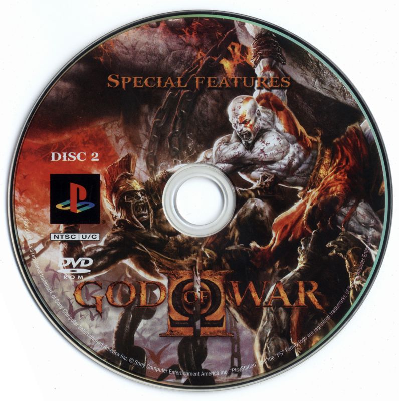 
God of War II | PlayStation 2 | game disc 2 of 2 | Data by MobyGames.com
