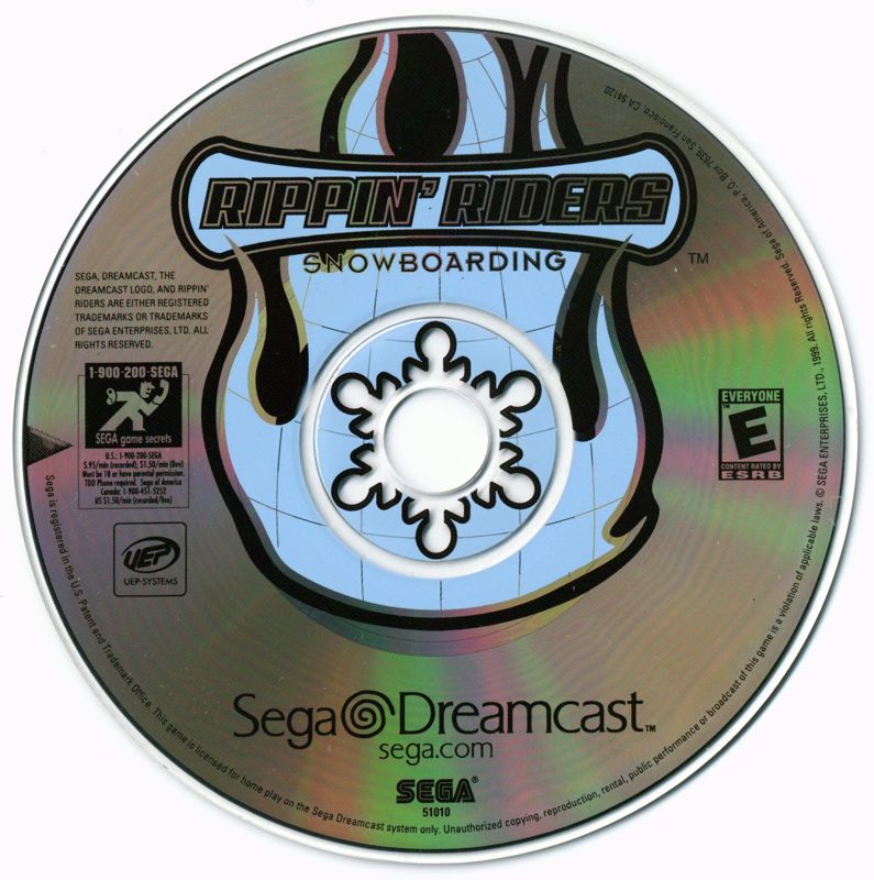 Rippin' Riders Snowboarding | Dreamcast | game disc 1 of 1 | Data by MobyGames.com