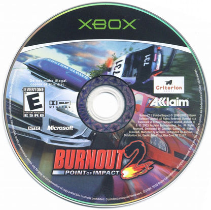 
Burnout 2: Point of Impact | Xbox | physical media | Data by MobyGames.com