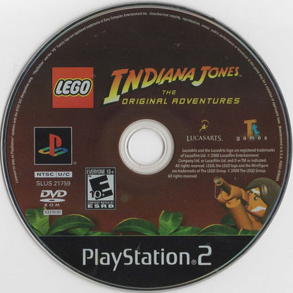 LEGO Indiana Jones: The Original Adventures | PlayStation 2 | physical media | region=North America | source-country=United States | zypher-v2 | moby-e1a3059c8896 | Data by MobyGames.com
