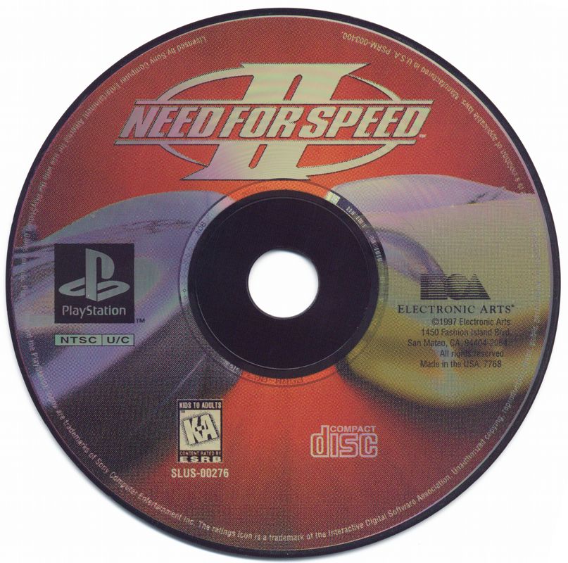 
Need for Speed II | PlayStation | physical media | Region: North America | source-country=Canada,United States | Data by MobyGames.com