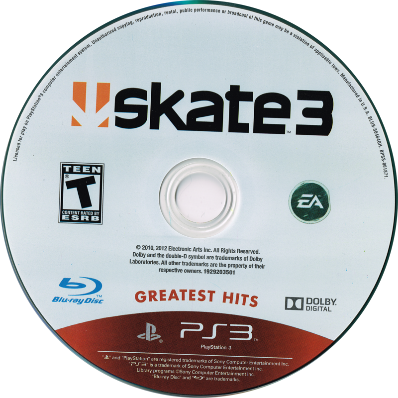 Skate 3 | PlayStation 3 | physical media | region=North America | source-country=Canada | zypher-v2 | moby-ba986e906f50 | Data by MobyGames.com