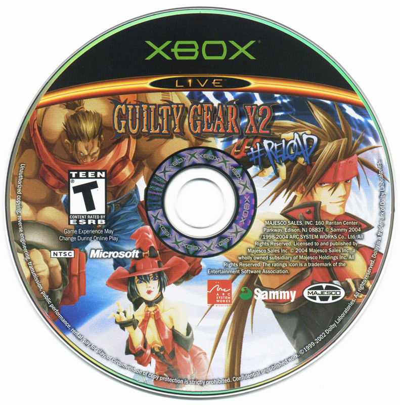 
Guilty Gear X2: The Midnight Carnival #Reload | Xbox | physical media | Data by MobyGames.com