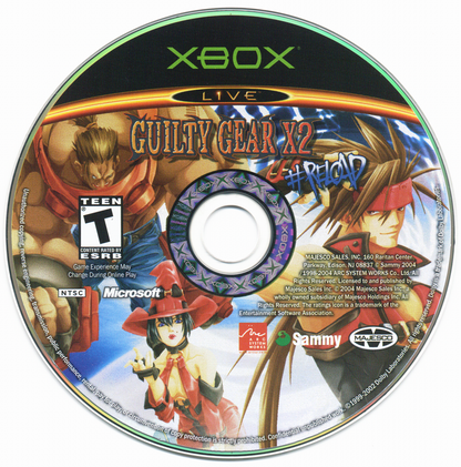 
Guilty Gear X2: The Midnight Carnival #Reload | Xbox | physical media | Data by MobyGames.com