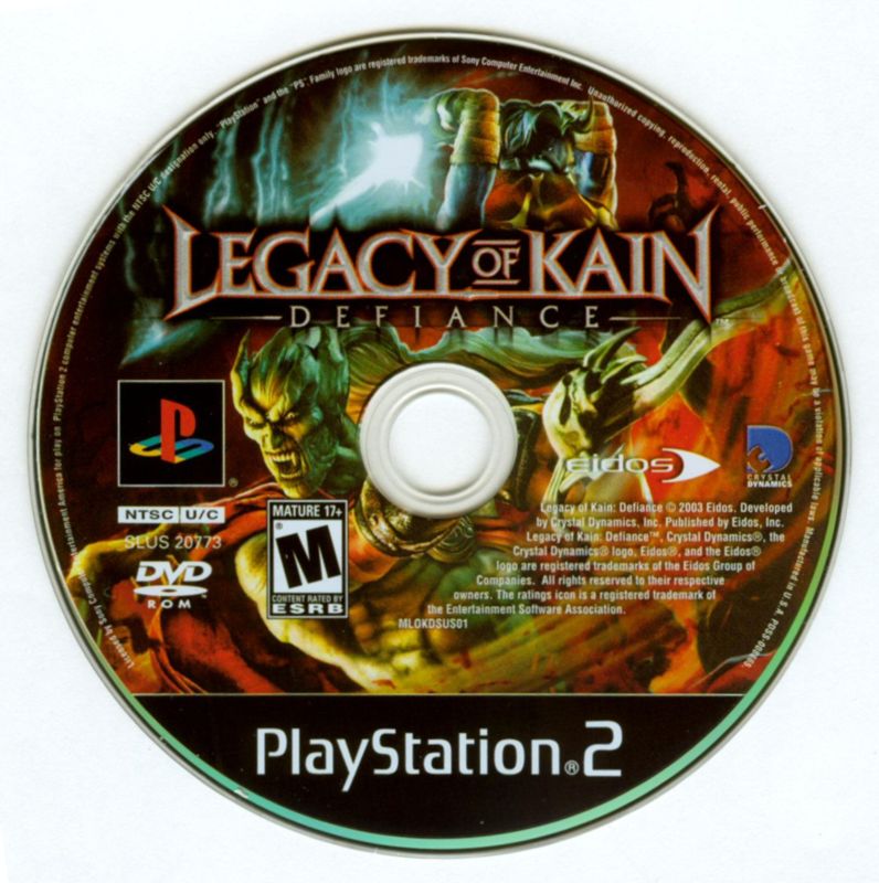 Legacy of Kain: Defiance | PlayStation 2 | physical media | region=North America | source-country=Canada,United States | zypher-v2 | moby-f380f44cb8e4 | Data by MobyGames.com