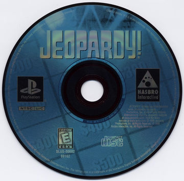 
Jeopardy! | PlayStation | physical media | Region: North America | source-country=United States | Data by MobyGames.com