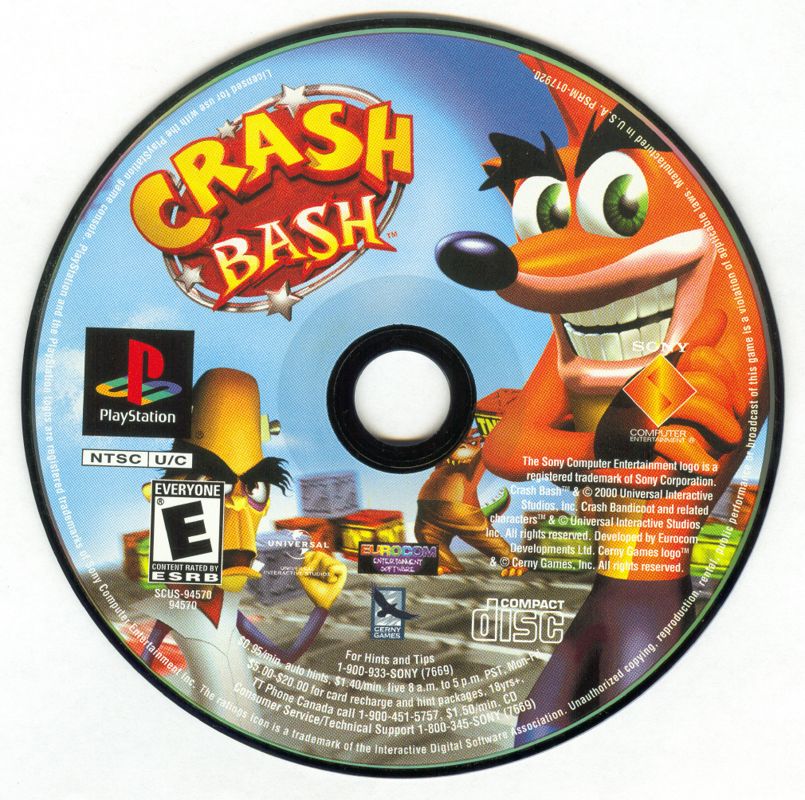 Crash Bash | PlayStation | physical media | region=North America | source-country=United States | zypher-v2 | moby-39f3b8ae6814 | Data by MobyGames.com