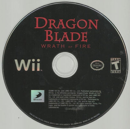 Dragon Blade: Wrath of Fire | Wii | physical media | region=North America | source-country=Canada,United States | zypher-v2 | moby-70df98cd4ca0 | Data by MobyGames.com
