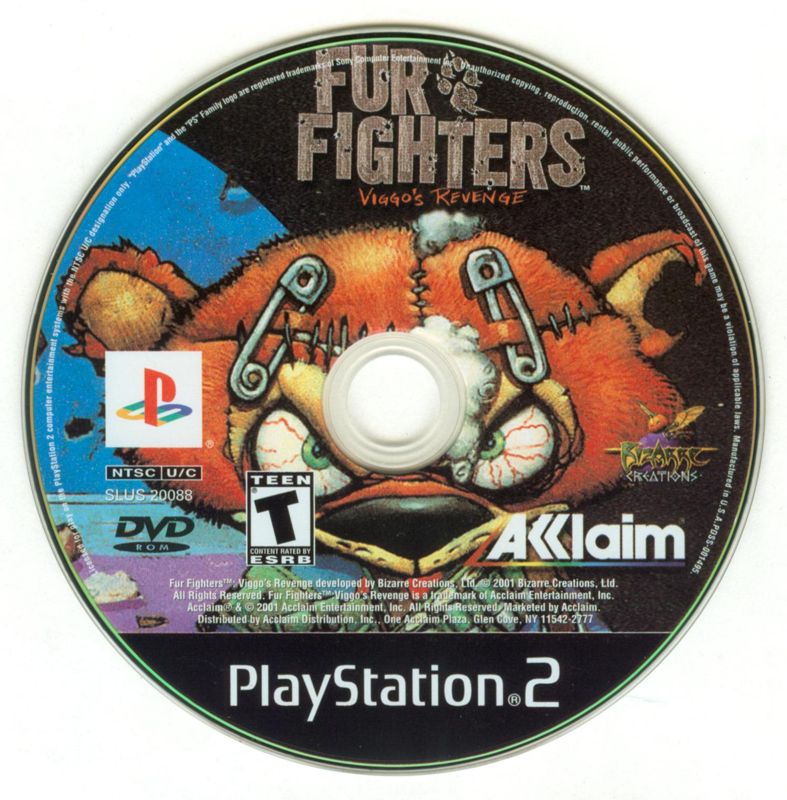 
Fur Fighters | PlayStation 2 | physical media | Data by MobyGames.com