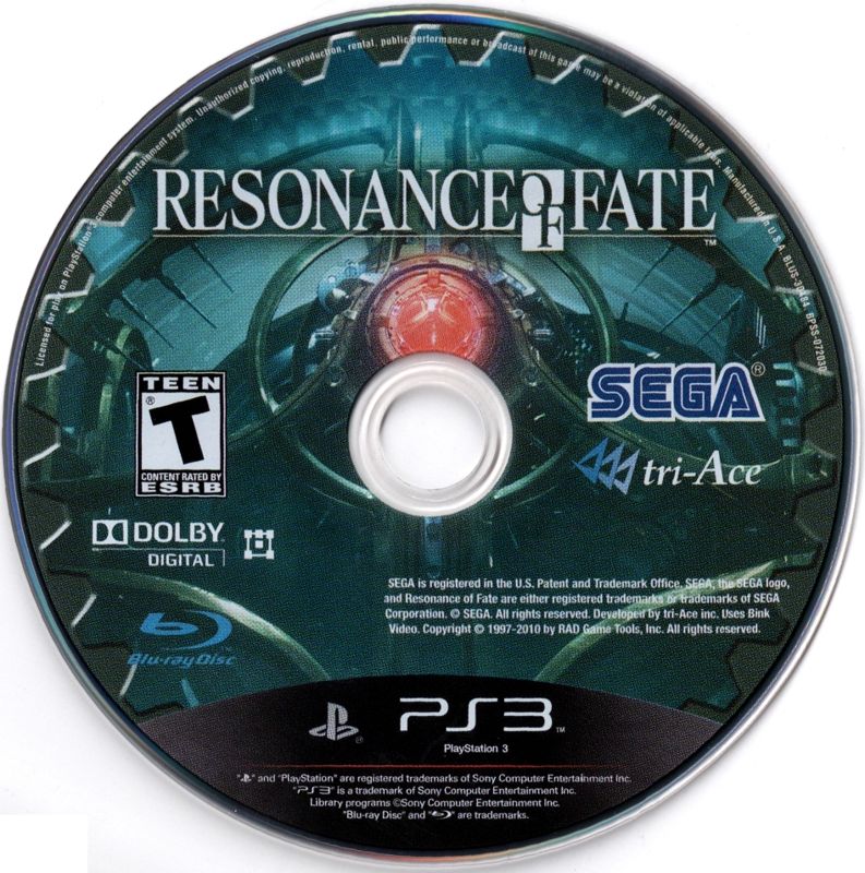 Resonance of Fate | PlayStation 3 | physical media | Data by MobyGames.com