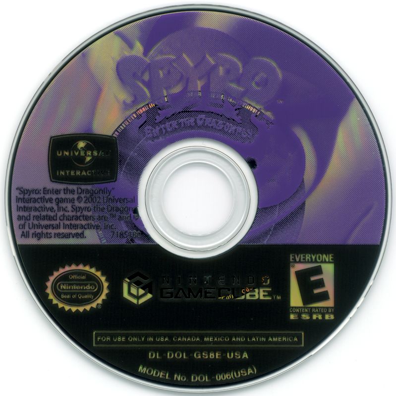 Spyro: Enter the Dragonfly | GameCube | physical media | region=North America | source-country=Canada,Mexico,Other,United States | zypher-v2 | moby-8ba56332d54a | Data by MobyGames.com