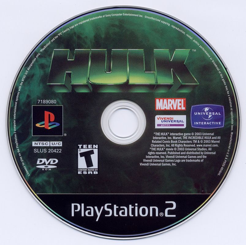 
Hulk | PlayStation 2 | physical media | Data by MobyGames.com