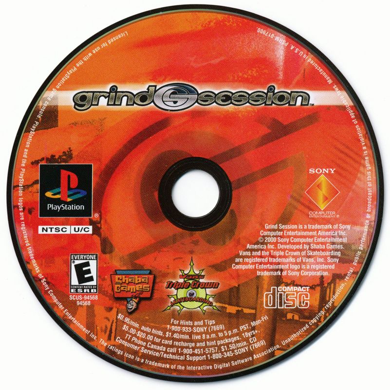 Grind Session | PlayStation | physical media | Region: North America | source-country=United States | Data by MobyGames.com