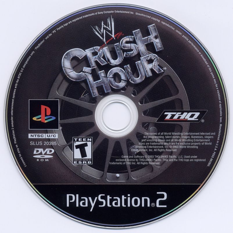 
WWE Crush Hour | PlayStation 2 | physical media | Region: North America | source-country=Canada,United States | Data by MobyGames.com