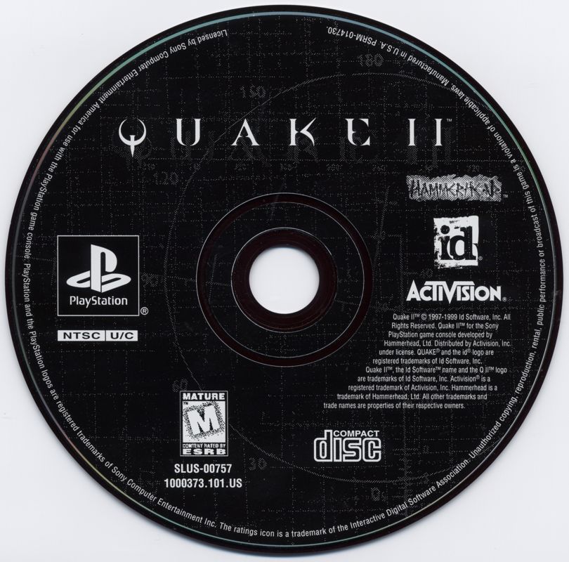 
Quake II | PlayStation | physical media | Data by MobyGames.com