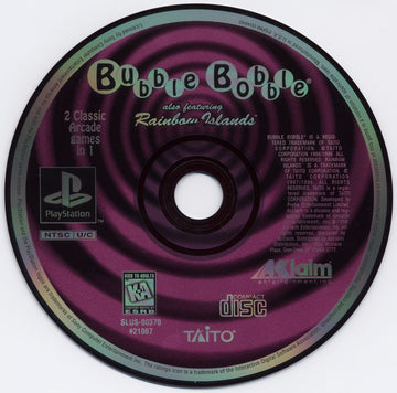 
Bubble Bobble also featuring Rainbow Islands | PlayStation | physical media | Data by MobyGames.com