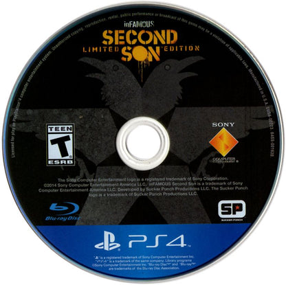
inFAMOUS: Second Son (Limited Edition) | PlayStation 4 | physical media | Region: North America | source-country=United States | Data by MobyGames.com