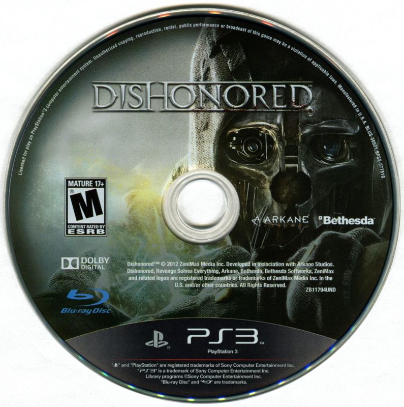 
Dishonored | PlayStation 3 | physical media | Region: North America | source-country=United States | Data by MobyGames.com