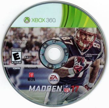 
Madden NFL 17 | Xbox 360 | physical media | Data by MobyGames.com
