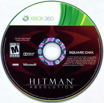 
Hitman: Absolution | Xbox 360 | physical media | Data by MobyGames.com