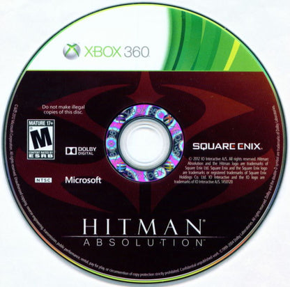 
Hitman: Absolution | Xbox 360 | physical media | Data by MobyGames.com