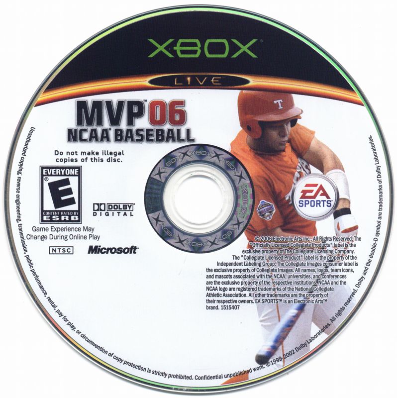 
MVP 06: NCAA Baseball | Xbox | physical media | Data by MobyGames.com