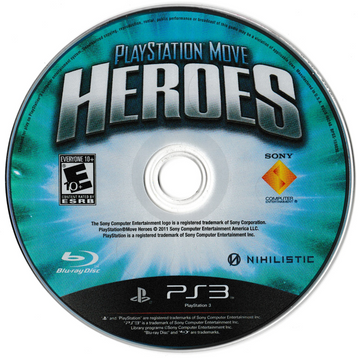 PlayStation Move Heroes | PlayStation 3 | physical media | region=North America | source-country=United States | zypher-v2 | moby-1b3e383c9ad2 | Data by MobyGames.com
