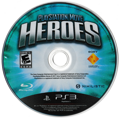 PlayStation Move Heroes | PlayStation 3 | physical media | region=North America | source-country=United States | zypher-v2 | moby-1b3e383c9ad2 | Data by MobyGames.com