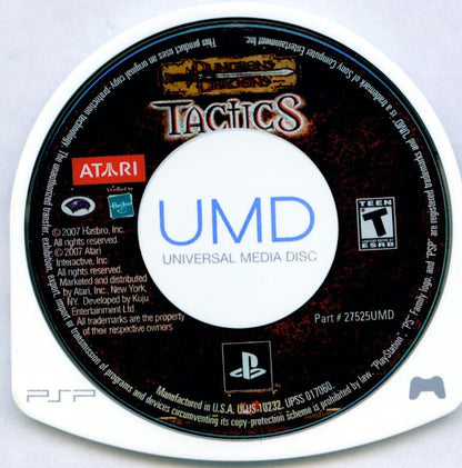 
Dungeons & Dragons Tactics | PSP | physical media | Data by MobyGames.com