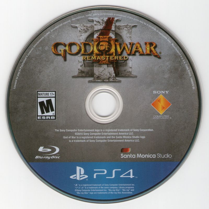 God of War III: Remastered | PlayStation 4 | physical media | Data by MobyGames.com