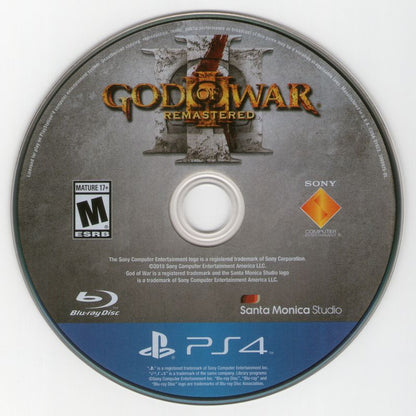 
God of War III: Remastered | PlayStation 4 | physical media | Data by MobyGames.com