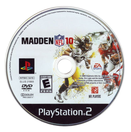 
Madden NFL 10 | PlayStation 2 | physical media | Data by MobyGames.com