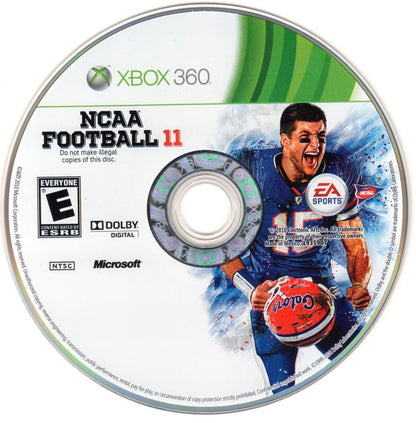 NCAA Football 11 | Xbox 360 | physical media | region=North America | source-country=United States | zypher-v2 | moby-c586e7e6034f | Data by MobyGames.com