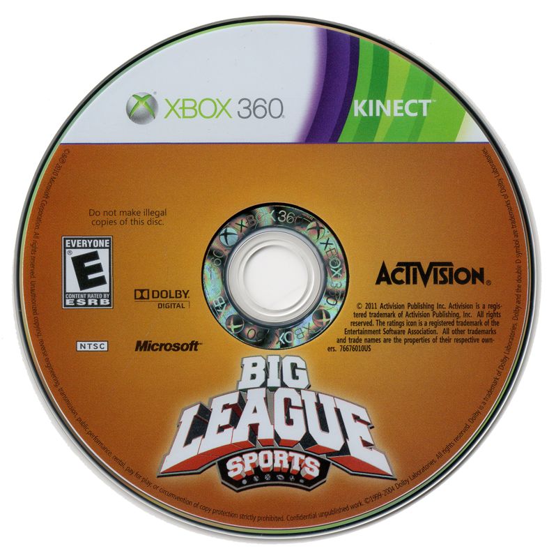 
Big League Sports | Xbox 360 | physical media | Data by MobyGames.com