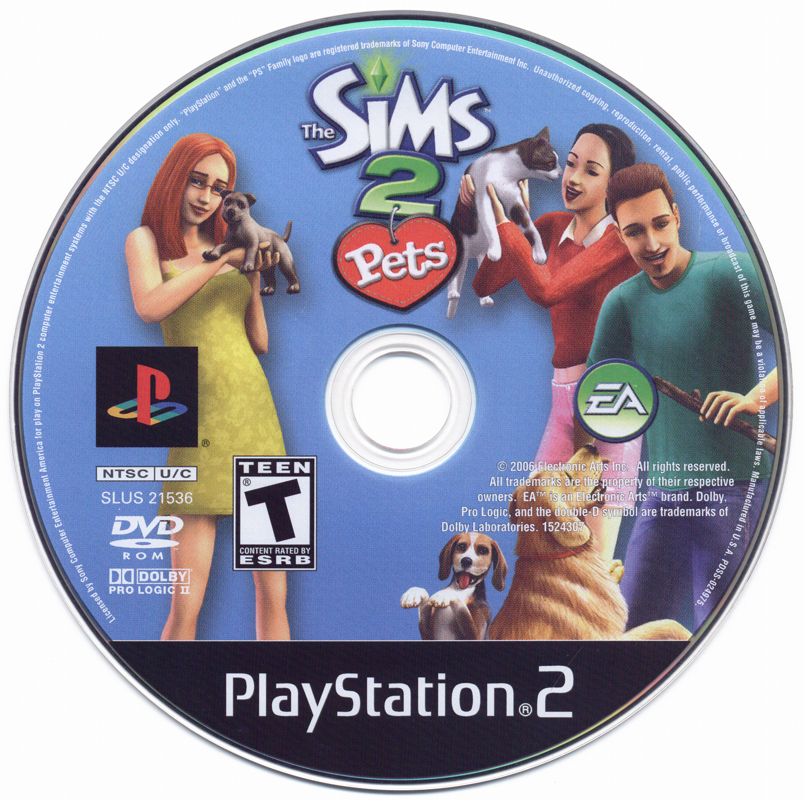 
The Sims 2: Pets | PlayStation 2 | physical media | Region: North America | source-country=United States | Data by MobyGames.com