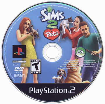 
The Sims 2: Pets | PlayStation 2 | physical media | Region: North America | source-country=United States | Data by MobyGames.com