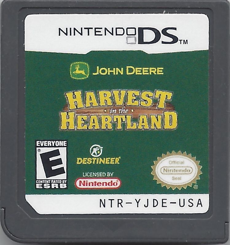 
John Deere: Harvest in the Heartland | Nintendo DS | game disc 1 of 1 | Data by MobyGames.com