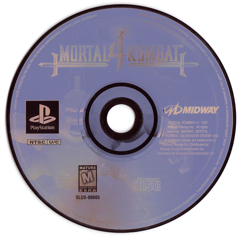 
Mortal Kombat 4 | PlayStation | physical media | Data by MobyGames.com