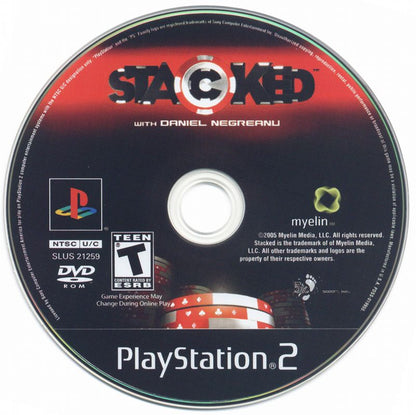 
Stacked with Daniel Negreanu | PlayStation 2 | physical media | Region: North America | source-country=United States | Data by MobyGames.com