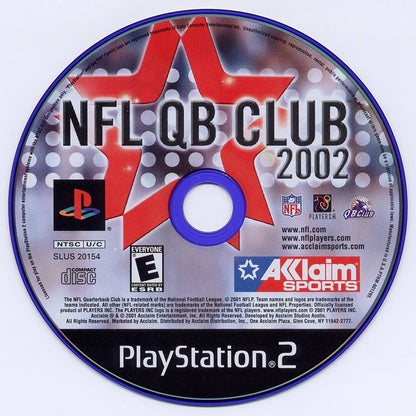 NFL QB Club 2002 | PlayStation 2 | physical media | region=North America | source-country=Canada,United States | zypher-v2 | moby-36eaba2f1245 | Data by MobyGames.com