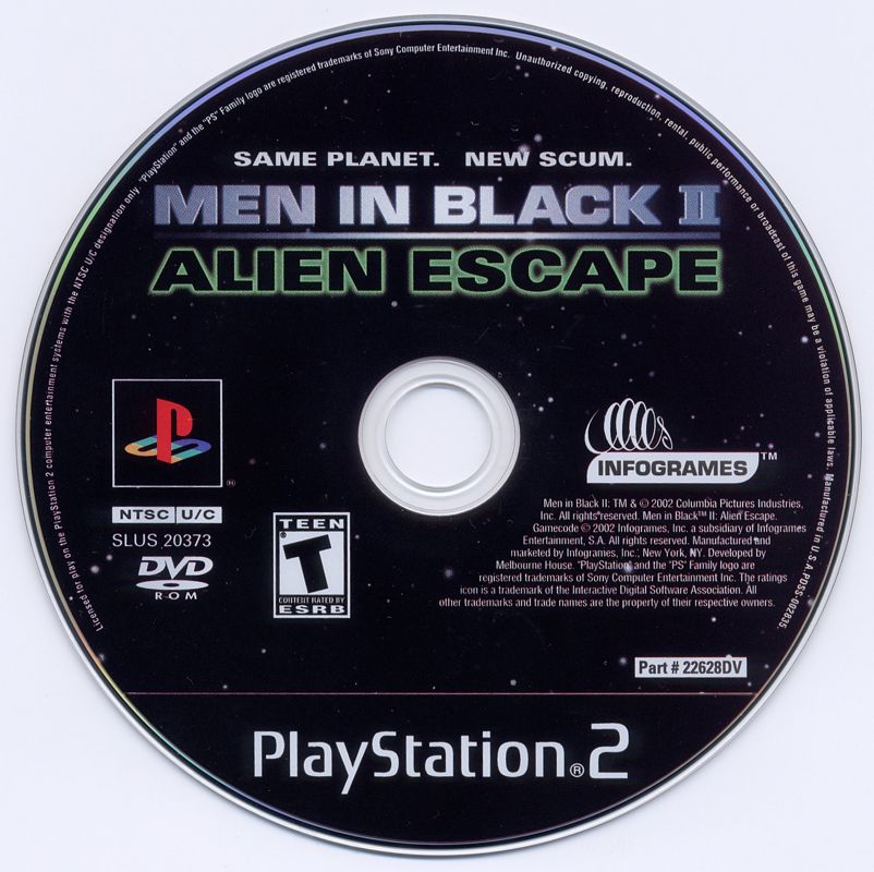 Men in Black II: Alien Escape | PlayStation 2 | physical media | region=North America | source-country=Canada,United States | zypher-v2 | moby-8f886cc02940 | Data by MobyGames.com
