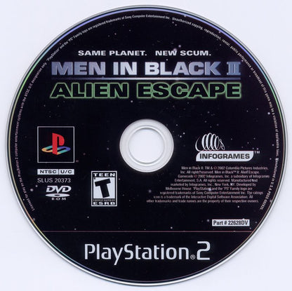 Men in Black II: Alien Escape | PlayStation 2 | physical media | region=North America | source-country=Canada,United States | zypher-v2 | moby-8f886cc02940 | Data by MobyGames.com