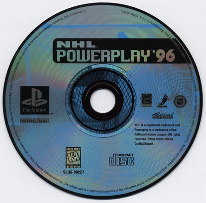 NHL Powerplay '96 | PlayStation | physical media | region=North America | source-country=United States | zypher-v2 | moby-3d1ca6335d64 | Data by MobyGames.com