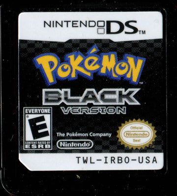 
Pokémon Black Version | Nintendo DS | game disc 2 of 2 | Data by MobyGames.com