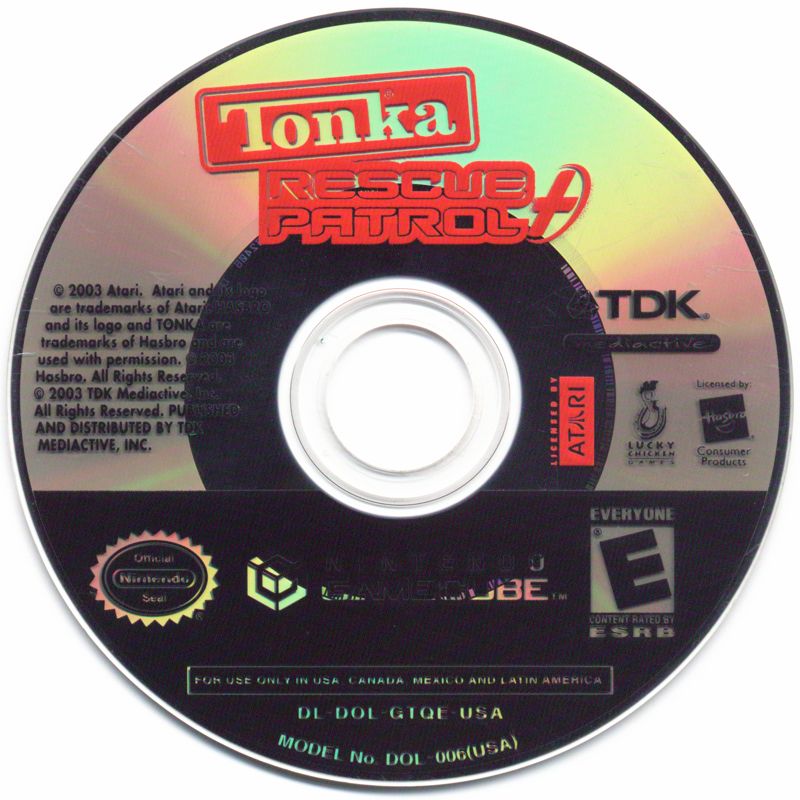 Tonka Rescue Patrol | GameCube | physical media | Data by MobyGames.com