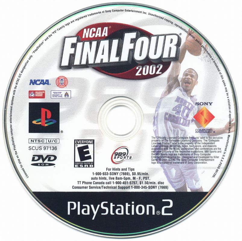 NCAA Final Four 2002 | PlayStation 2 | physical media | region=North America | source-country=United States | zypher-v2 | moby-a8baef7b2257 | Data by MobyGames.com